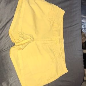 Yellow shorts brand City Streets